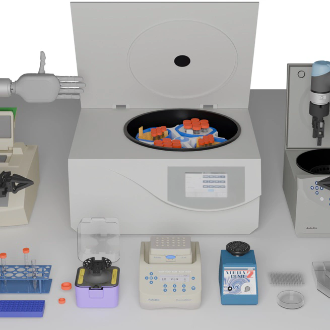 AutoBio: Simulation and Benchmark for Robotic Automation in Digital Biology Laboratory
