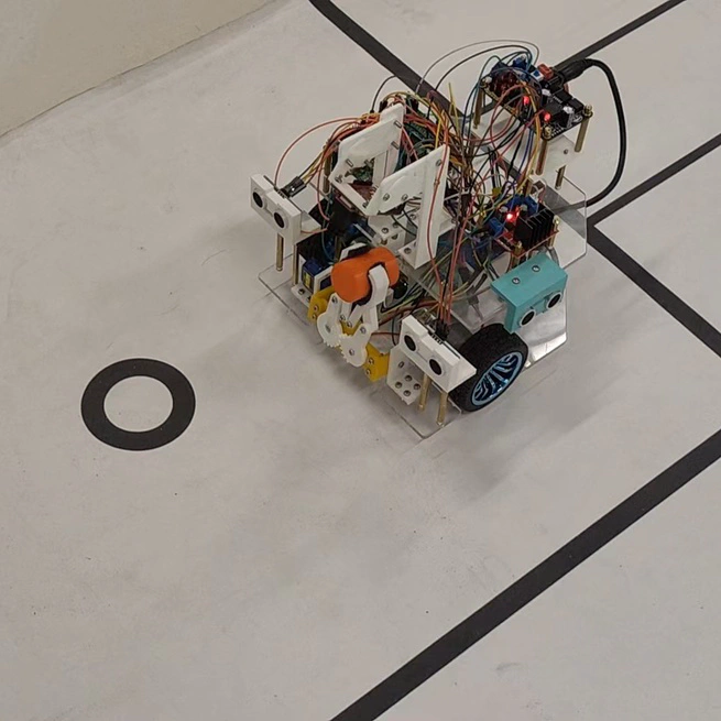 🚗 Intelligent Obstacle-Avoiding and Line-Tracing Car System